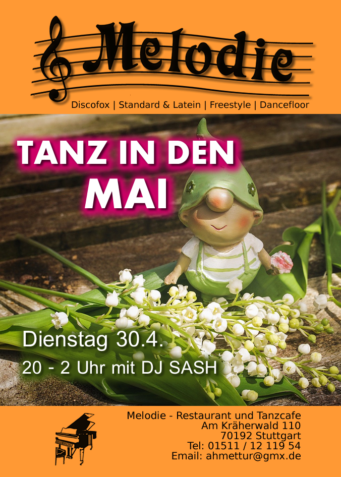 Tanz in den Mai im Tanzcafe Melodie Stuttgart